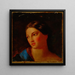 Head of Woman - Miner Kilbourne Kellogg — framed artwork on a wall