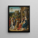 L'Adoration des Mages - Le Pseudo Bles — gerahmtes Bild an der Wand