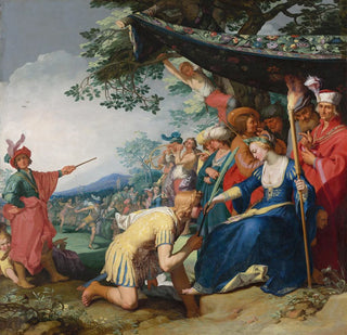 Théagène recevant le palmier d'honneur de Chariclée - Abraham Bloemaert