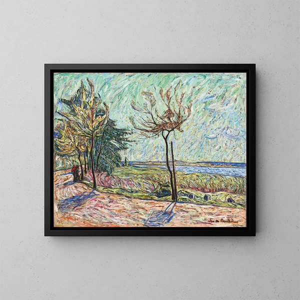 Sur la Havel - Theo Von Brockhusen — gerahmtes Bild an der Wand