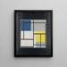 Komposition simultanée - Theo van Doesburg — gerahmtes Bild an der Wand