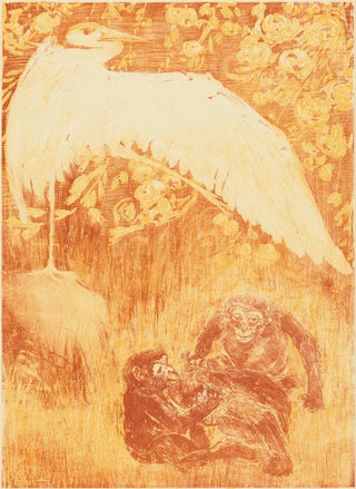 Theo van Hoytema - Reiger met drie apen.webp