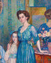 Madame von Bodenhausen con il suo bambino Luli - Theo van Rysselberghe — vista dell’opera