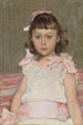 Portrait eines Mädchens - Theo van Rysselberghe — Ansicht des Kunstwerks