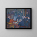La Lecture - Theo van Rysselberghe — quadro incorniciato alla parete