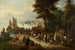 Markt am Fischstand am Ufer - Theobald Michau — Ansicht des Kunstwerks