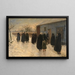 Alla veglia - Theodoor Verstraete — quadro incorniciato alla parete