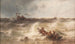 Schiffsunglück in der Nähe des Kai - Theodor Alexander Weber — Ansicht des Kunstwerks