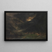 Gewitter in den Bergen - Theodor Joseph Hagen — gerahmtes Bild an der Wand