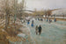 Pattinatori sul Thaya vicino a Lundenburg - Theodor von Hermann — vista dell’opera