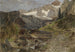 Gosaumühle mit Dachstein - Theodor von Hermann — Ansicht des Kunstwerks