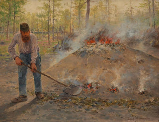 Theodor Von Hrmann - Im Wald von Fontainebleau Khler.webp