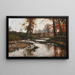 Ruisseau agréable - Theodore Clement Steele — gerahmtes Bild an der Wand