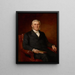 Ritratto del reverendo Nathaniel A. Hyde - Theodore Clement Steele — quadro incorniciato alla parete