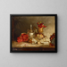 Nature morte con frutta e un'urna - Theodore Clement Steele — quadro incorniciato alla parete