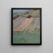 Giverny hillside painting - Theodore Robinson — framed artwork on a wall