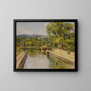 Theodore Robinson - Canal Scene.webp