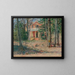 Maison in Virginia - Theodore Robinson — quadro incorniciato alla parete