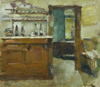 Theodore Robinson - Le bar de lHtel Baudy Giverny.webp