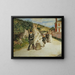 Die Hochzeitsprozession - Theodore Robinson — gerahmtes Bild an der Wand