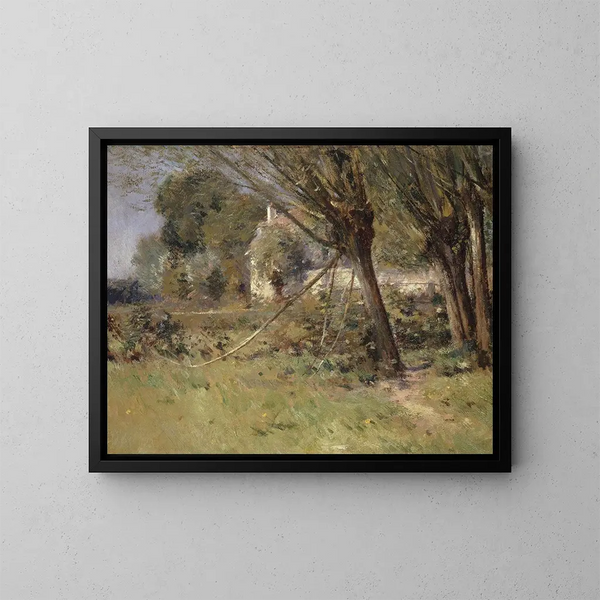 Saules - Theodore Robinson — gerahmtes Bild an der Wand