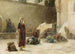 The Courtyard of the Holy Sepulchre in Jerusalem - Theodoros Ralli — artwork view