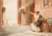 Blumenverkäuferin am Parthenon - Theodoros Ralli — Ansicht des Kunstwerks