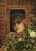 Young woman looking out the window - Theodoros Ralli — artwork view