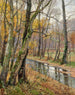 Motiv des späten Herbstes von Hadersdorf - Thérèse Schachner — Ansicht des Kunstwerks