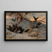 Winter - Théodore Gudin — gerahmtes Bild an der Wand