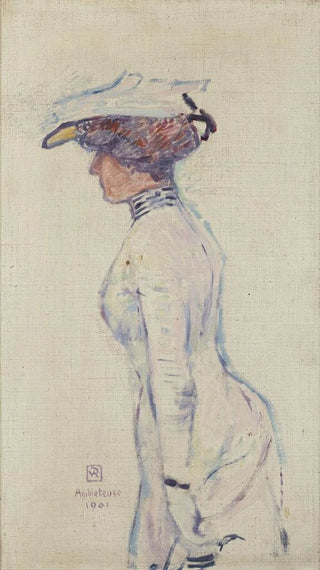 Tho Van Rysselbergh - Silhouette de Madame Georges Fl Laure Fl Ambleteuse.webp