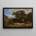Landschaft im Dauphiné - Théodore Fourmois — gerahmtes Bild an der Wand