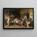 Buona notizia in famiglia - Théodore Gérard — quadro incorniciato alla parete