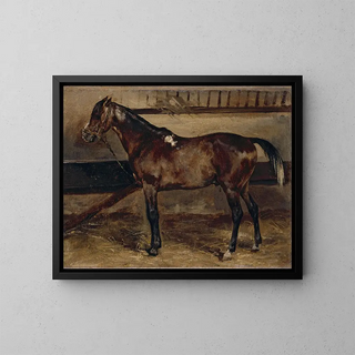 Thodore Gricault - Cheval brun  lcurie.webp