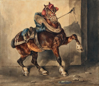 Thodore Gricault - Le cheval du platrier The Plastermakers Horse.webp
