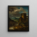 Paesaggio italiano al sepolcro - Théodore Géricault — quadro incorniciato alla parete