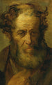 Portrait de vieillard - Théodore Géricault — vista dell’opera
