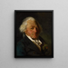 Portrait of Simon Bonnesoeur Bourginire - Théodore Géricault — gerahmtes Bild an der Wand