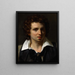 Ritratto di un giovane uomo - Théodore Géricault — quadro incorniciato alla parete