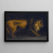 Studio di un leone - Théodore Géricault — quadro incorniciato alla parete