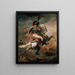 The Charging Chasseur - Théodore Géricault — quadro incorniciato alla parete