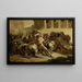 Die Pferderennen Ohne Reiter - Théodore Géricault — gerahmtes Bild an der Wand