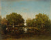 La mémoire della piscina nella foresta di Chambord - Théodore Rousseau — vista dell’opera