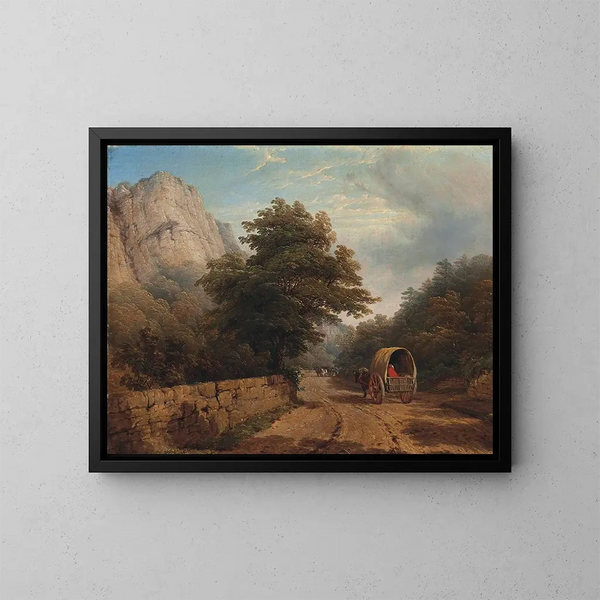 High Tor, Matlock, Derbyshire - Thomas Baker — quadro incorniciato alla parete