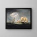 Prise von Tripolis durch die Enterprise - Thomas Birch — gerahmtes Bild an der Wand