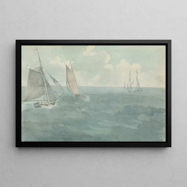 Thomas Bradshaw - Three Ships at Sea.webp