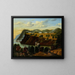 Vista di West Point - Thomas Chambers — quadro incorniciato alla parete