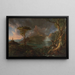 A Wild Scene - Thomas Cole — framed artwork on a wall
