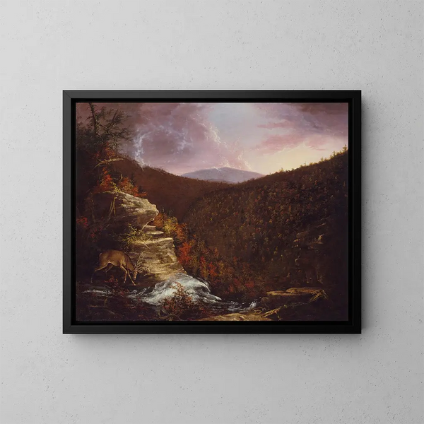 del sommet delle cascate Kaaterskill - Thomas Cole — quadro incorniciato alla parete