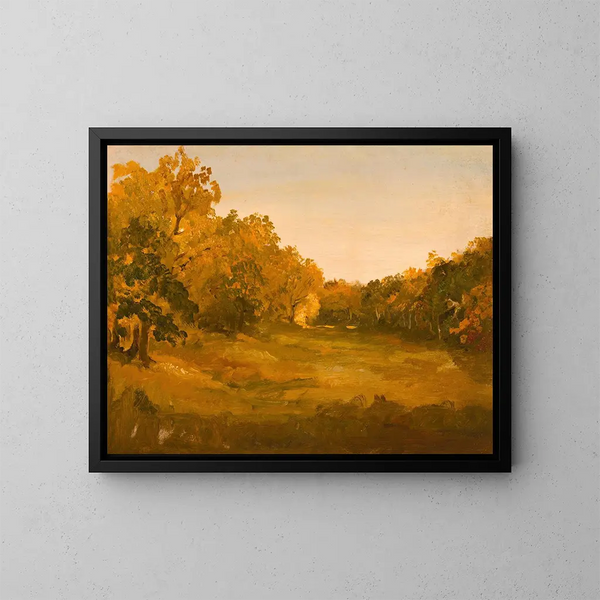 Landschaft - Thomas Cole — gerahmtes Bild an der Wand